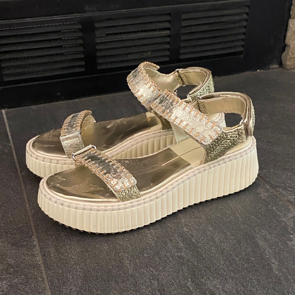 Dolce Vita Debra Platinum Sandals